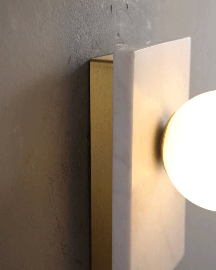 Marble & Brass Luxury LED Wall Light