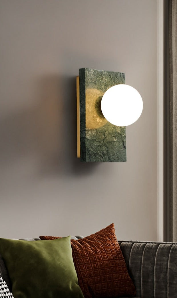 Marble & Brass Luxury LED Wall Light