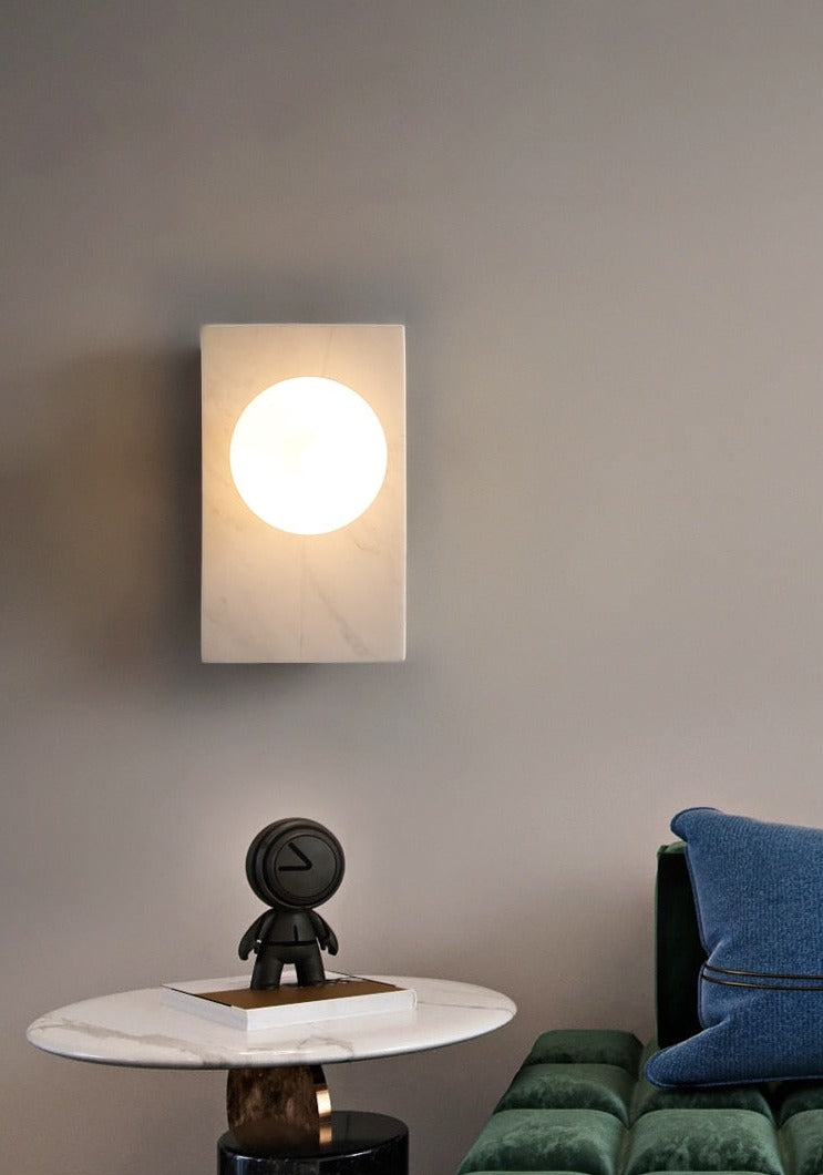 Marble & Brass Luxury LED Wall Light