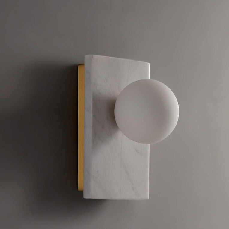 Marble & Brass Luxury LED Wall Light