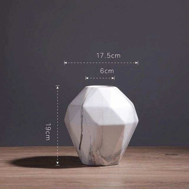 MarbleMosaic™ Modern Vase Wide Vase