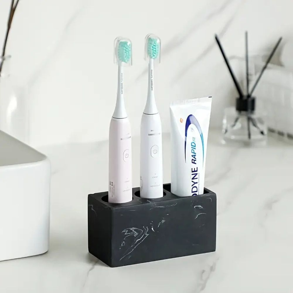 Couple Resina Toothbrush Holder