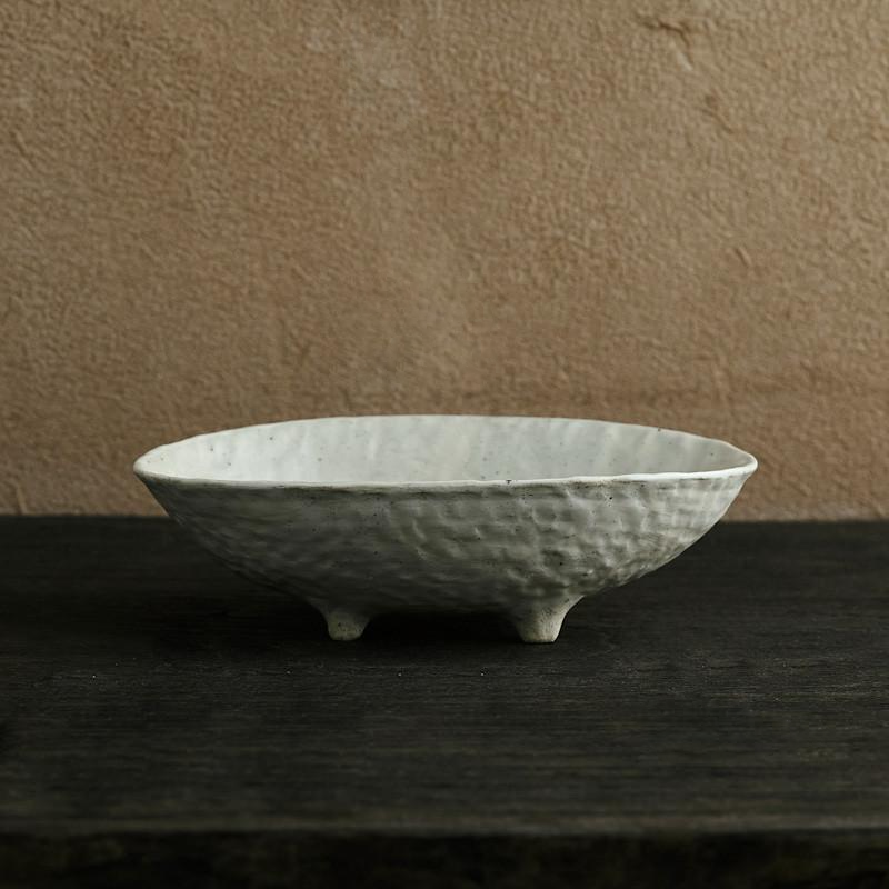 Matilda Stoneware Ceramic Accent Plates & Bowls 8" Footed Bowl