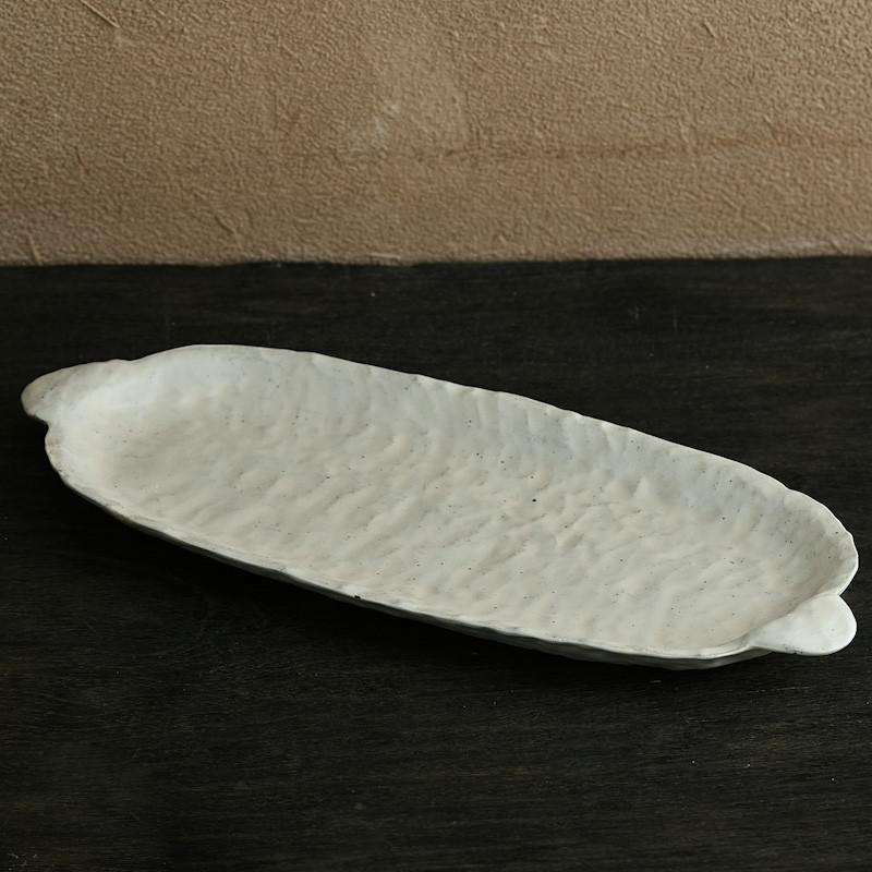Matilda Stoneware Ceramic Accent Plates & Bowls 14" Plate with Handles