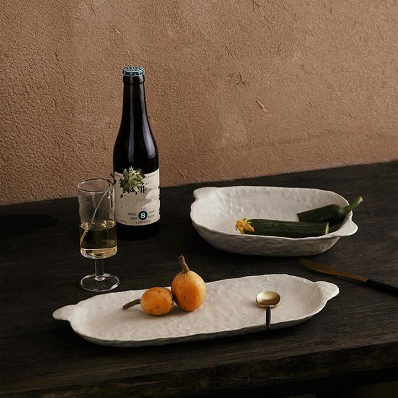 Matilda Stoneware Ceramic Accent Plates & Bowls