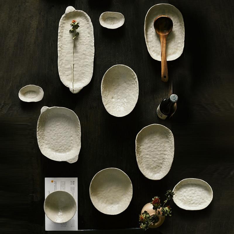 Matilda Stoneware Ceramic Accent Plates & Bowls