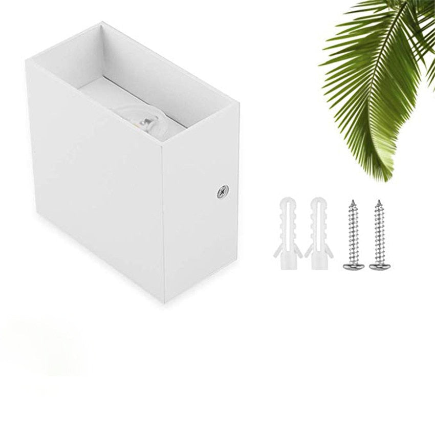 Metal Cube Led Wall Light - Final Sale
