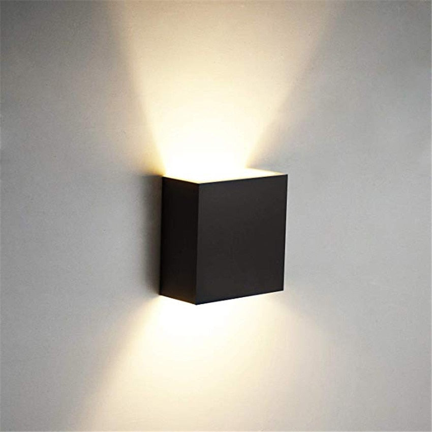 Metal Cube Led Wall Light - Final Sale