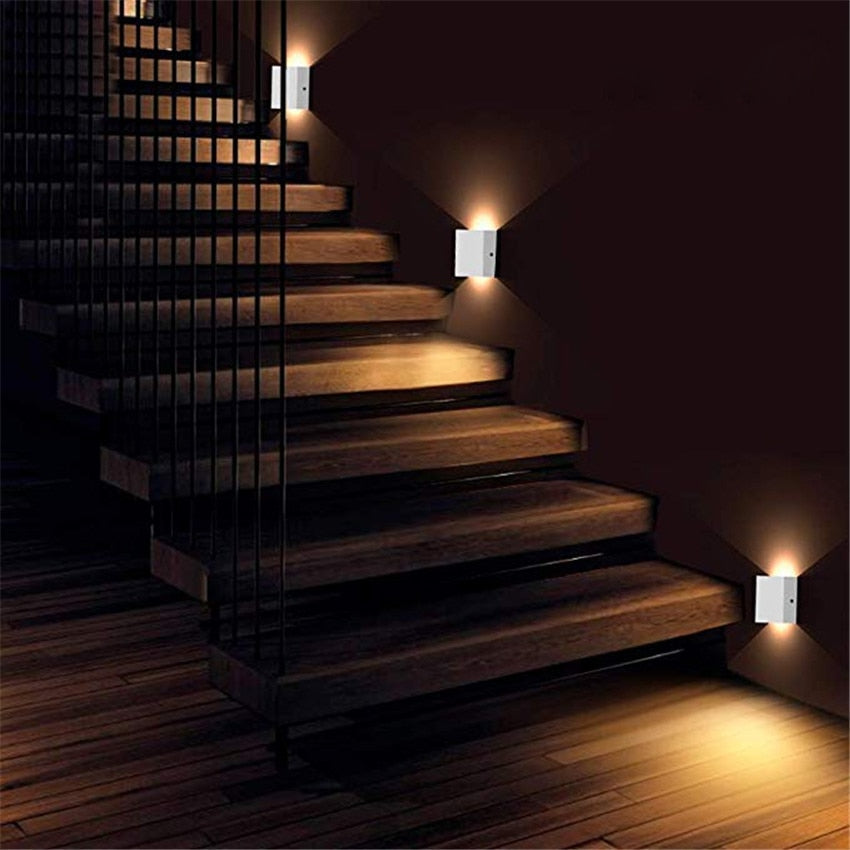 Metal Cube Led Wall Light - Final Sale