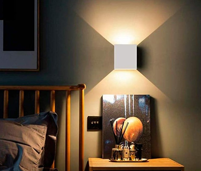 Metal Cube Led Wall Light - Final Sale