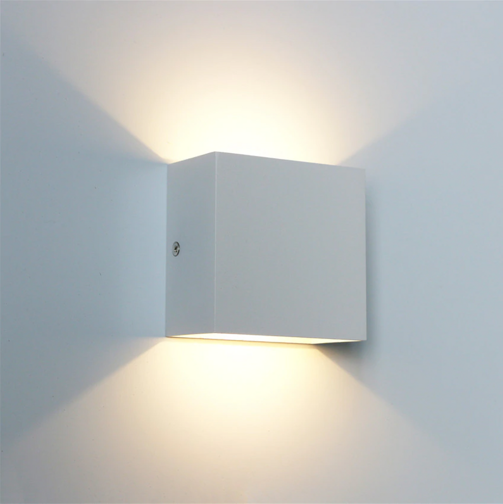 Metal Cube Led Wall Light - Final Sale