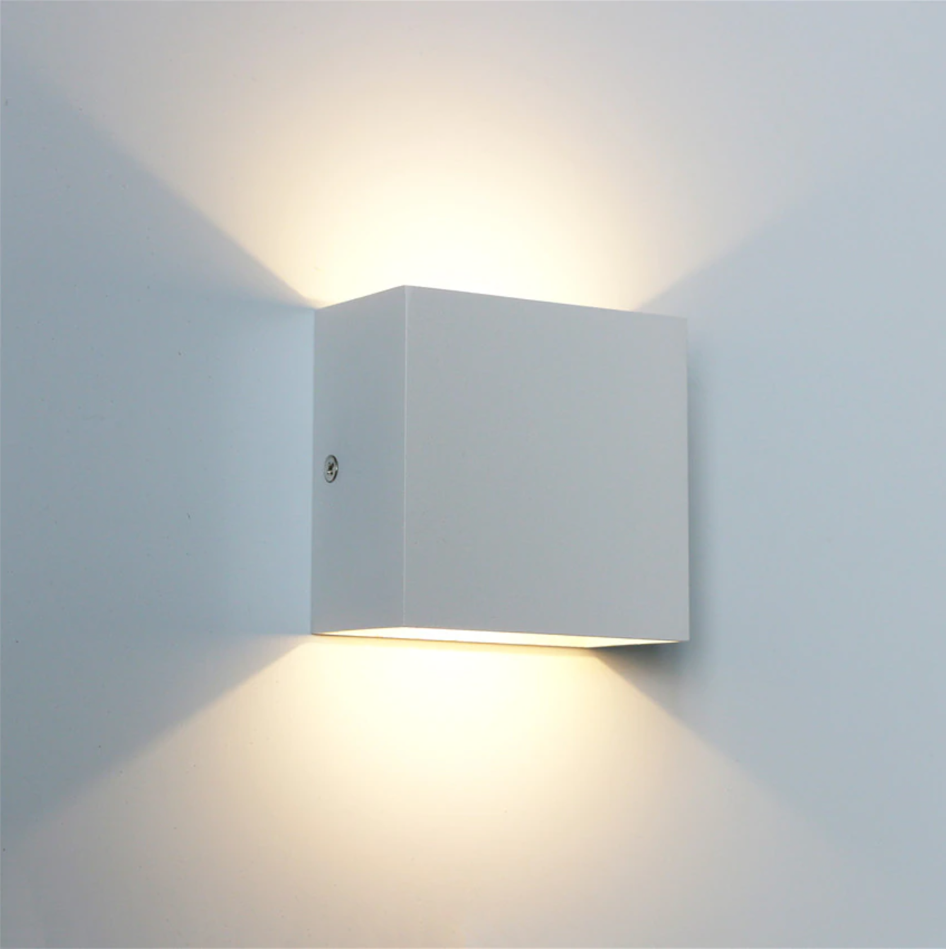 Metal Cube Led Wall Light - Final Sale