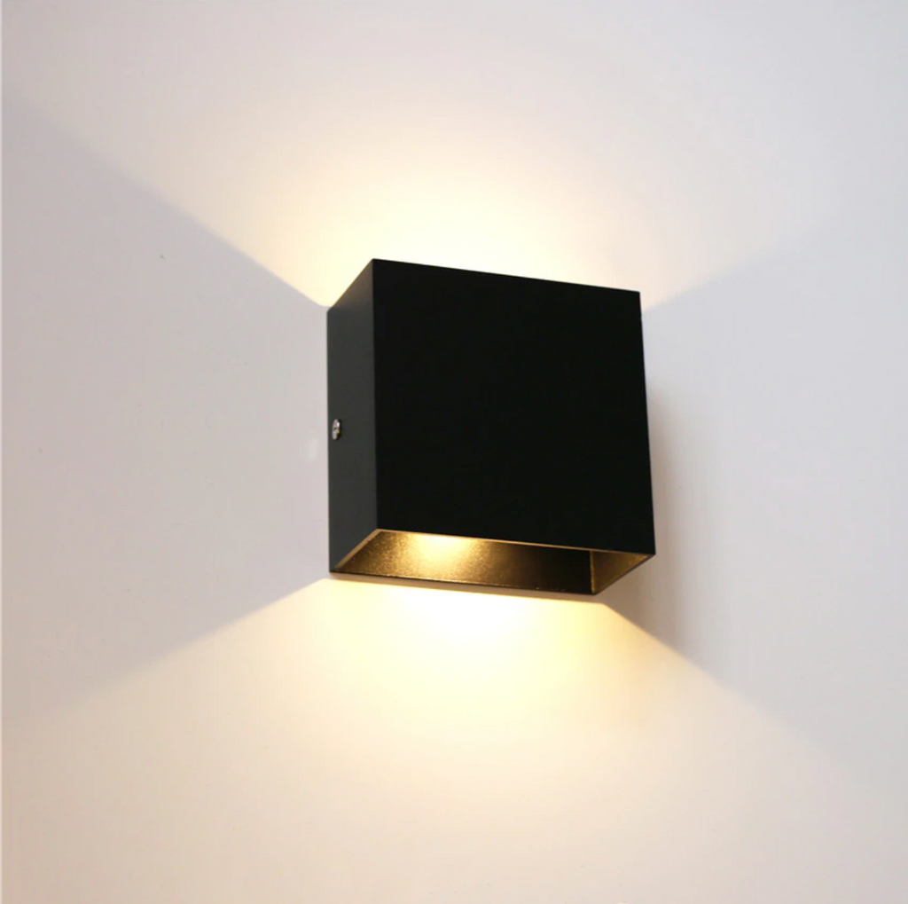 Metal Cube Led Wall Light - Final Sale