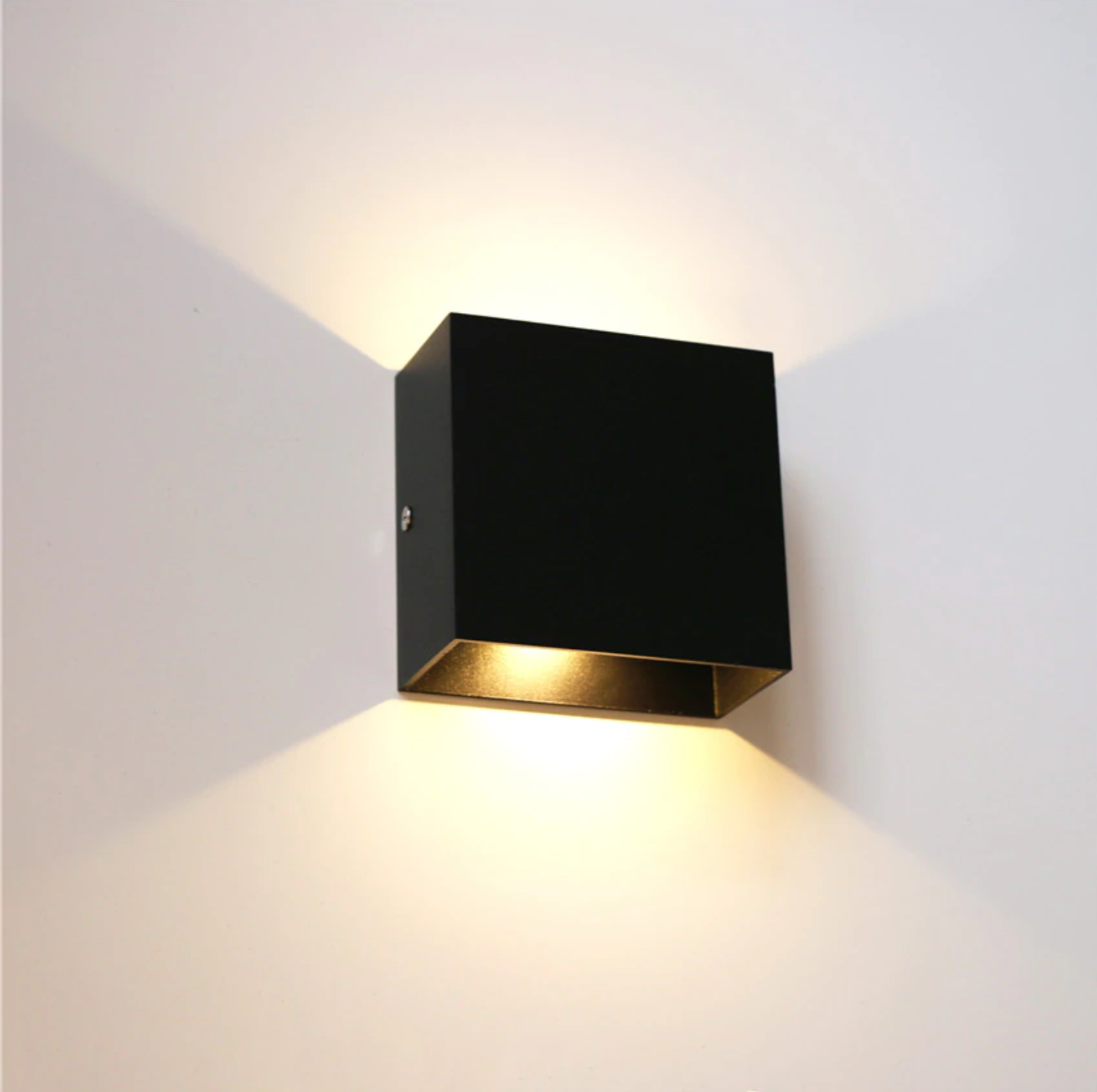 Metal Cube Led Wall Light - Final Sale