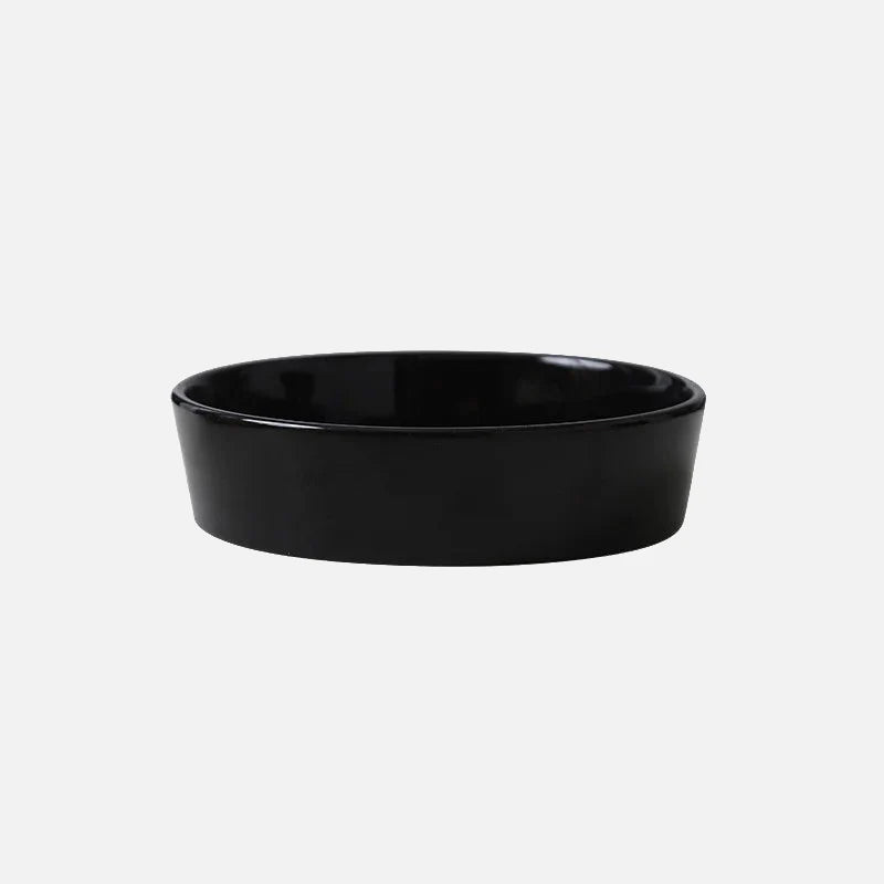 Midnight Paws Ceramic Pet Feeding Bowl