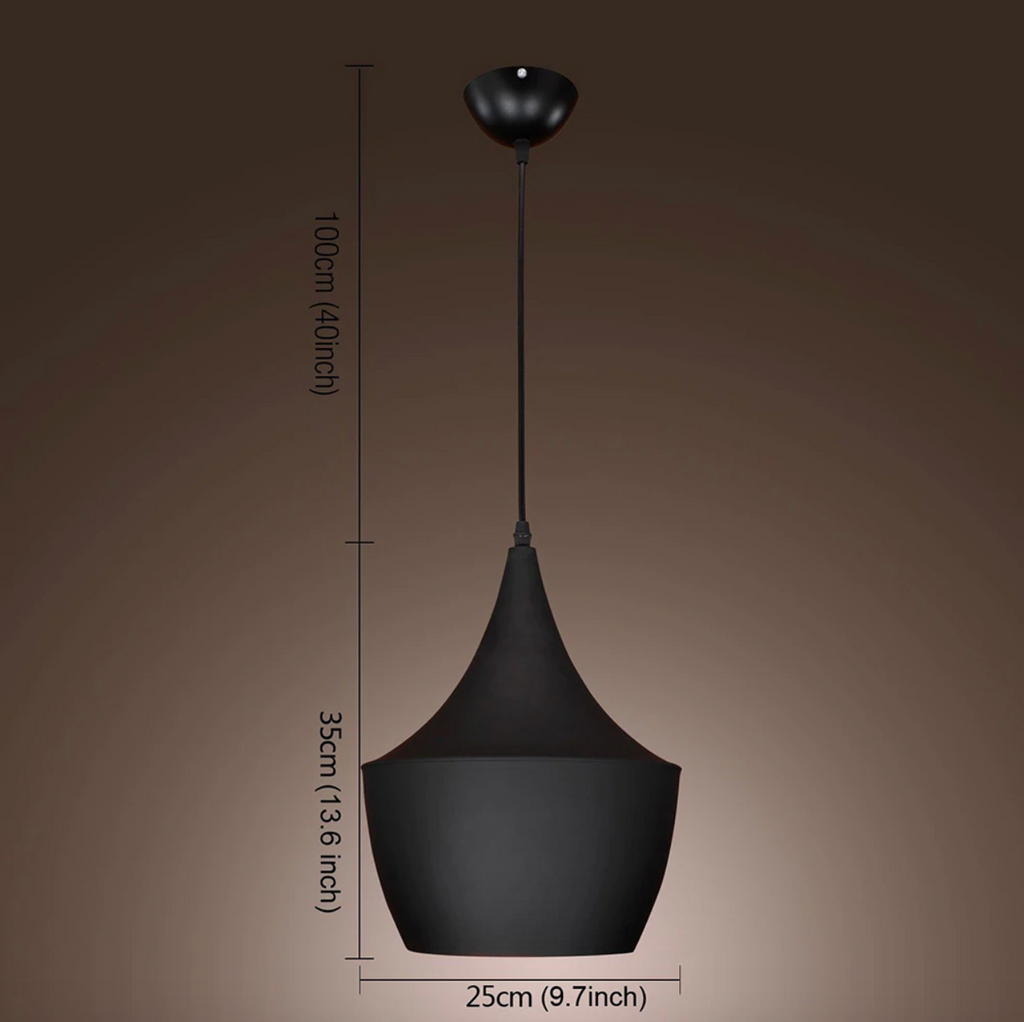 Mika Black Ceiling Pendant - Final Sale