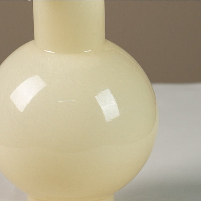Milk Flower Murano Glass Vase