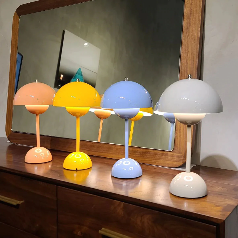 Mini Flowerpot Cordless Table Lamp With Touch Sensor