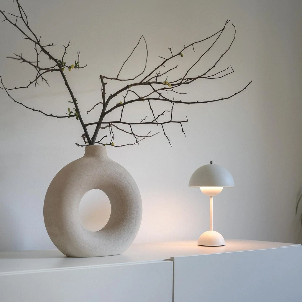 Mini Flowerpot Cordless Table Lamp With Touch Sensor