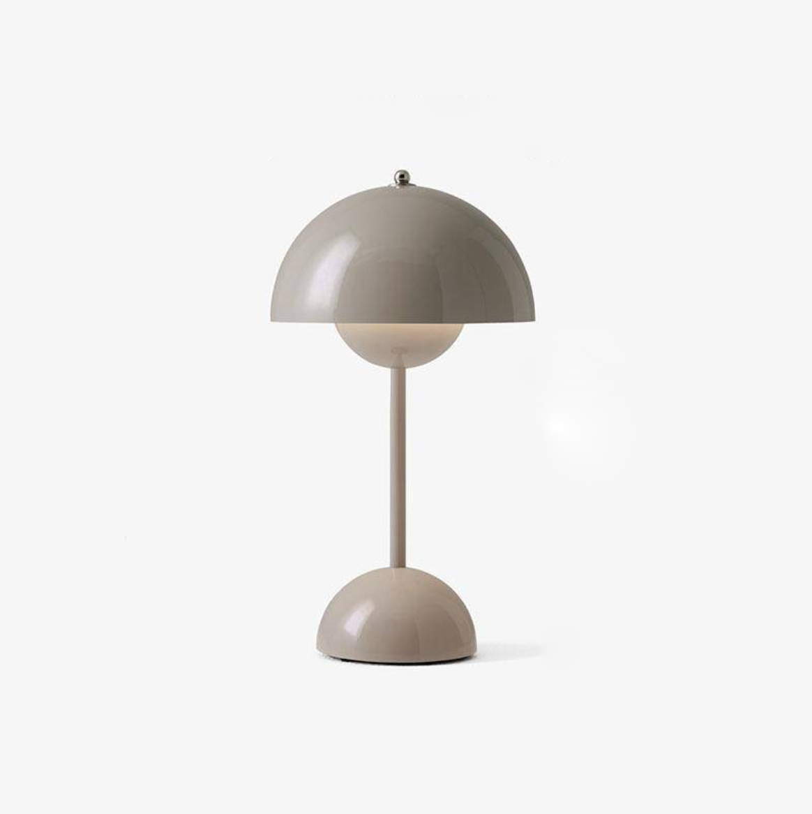 Mini Flowerpot Cordless Table Lamp With Touch Sensor Gray