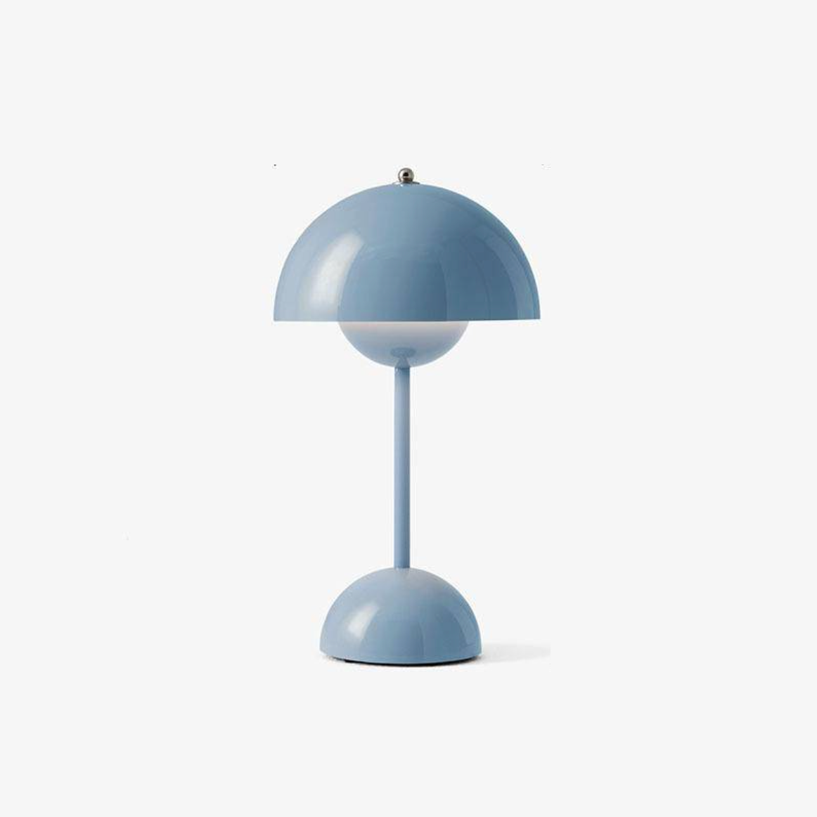 Mini Flowerpot Cordless Table Lamp With Touch Sensor Blue