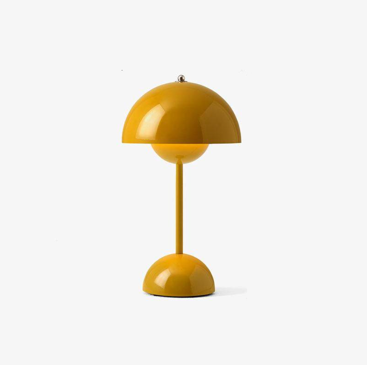 Mini Flowerpot Cordless Table Lamp With Touch Sensor Yellow