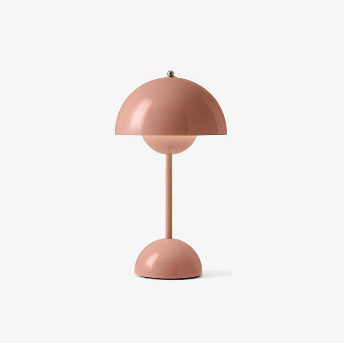 Mini Flowerpot Cordless Table Lamp With Touch Sensor Blush