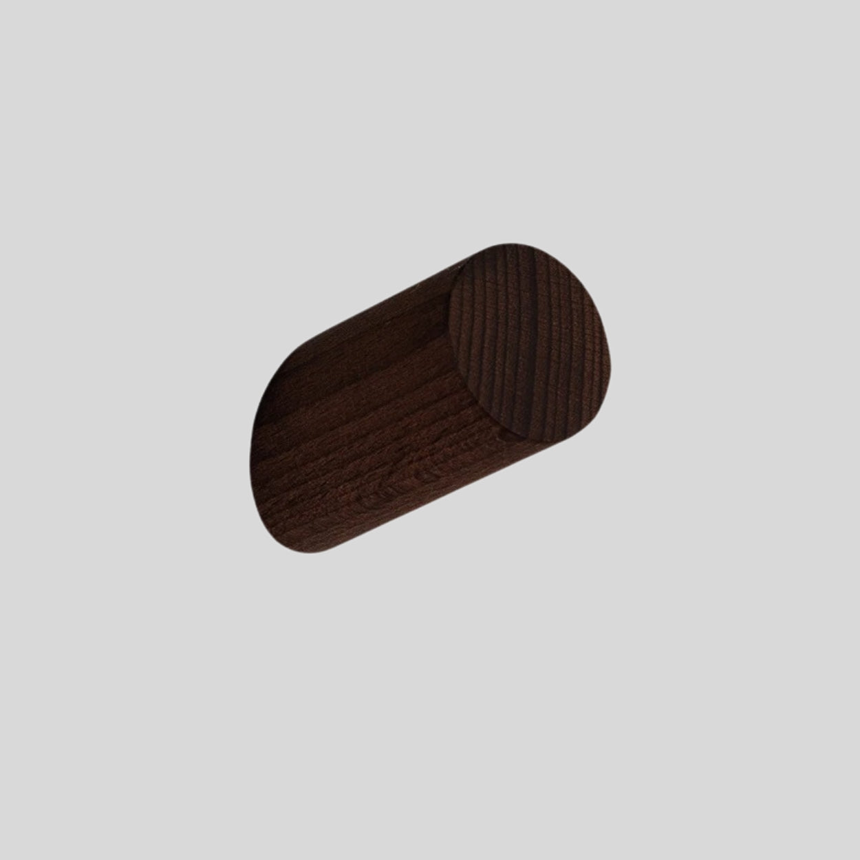 Minimalist Beech Wood Wall-Mounted Hook Walnut Classic