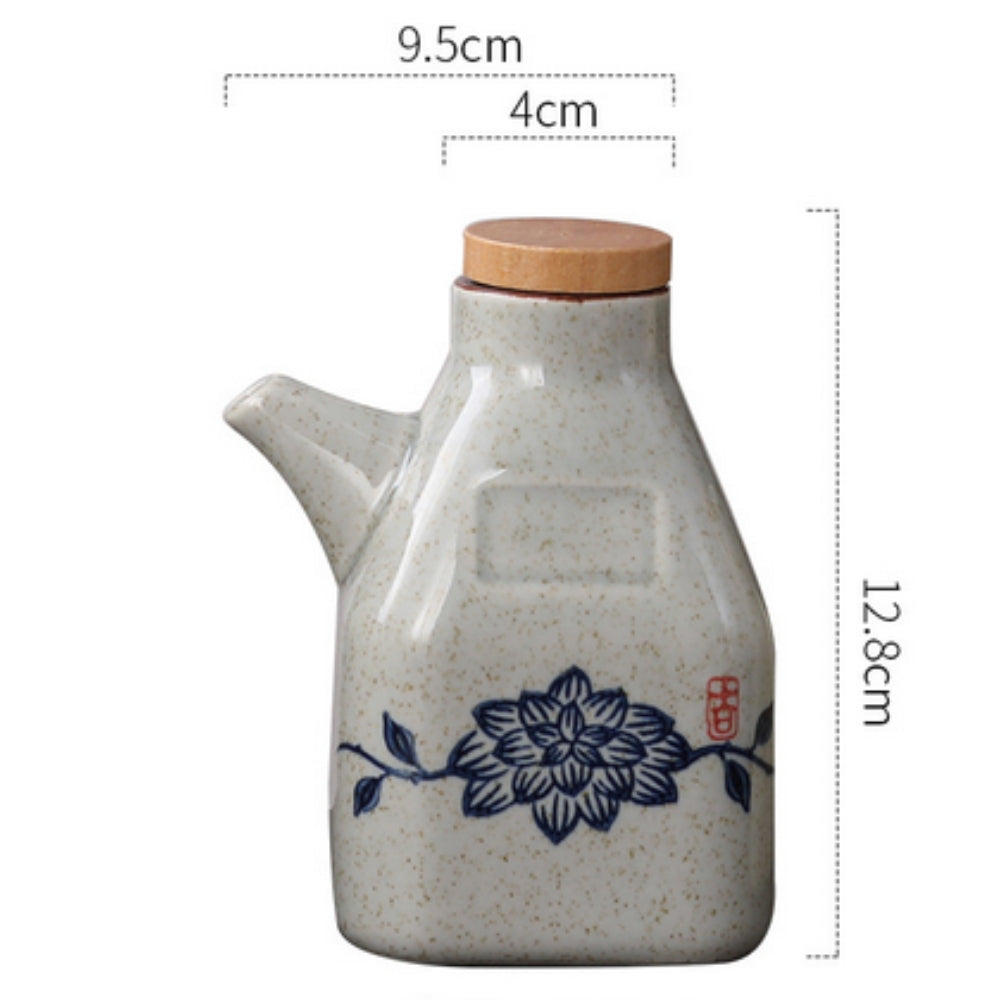 Mizuno Ceramic Oil and Sauce Dispenser Lotus Classic
