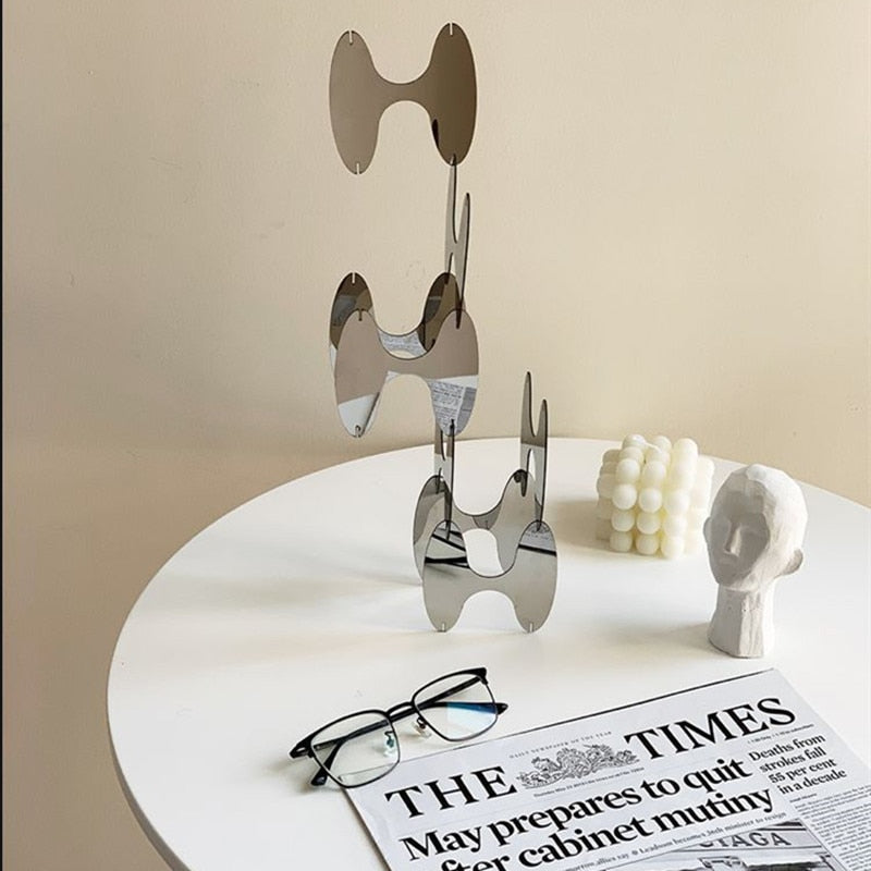 Mobile Mirrored Acrylic Decorative Accent