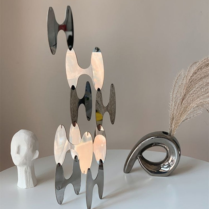 Mobile Mirrored Acrylic Decorative Accent
