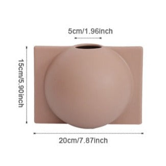 Mod Shapes Ceramic Accent Vase