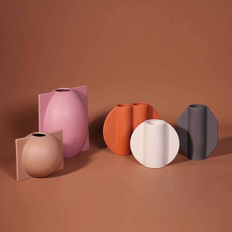 Mod Shapes Ceramic Accent Vase