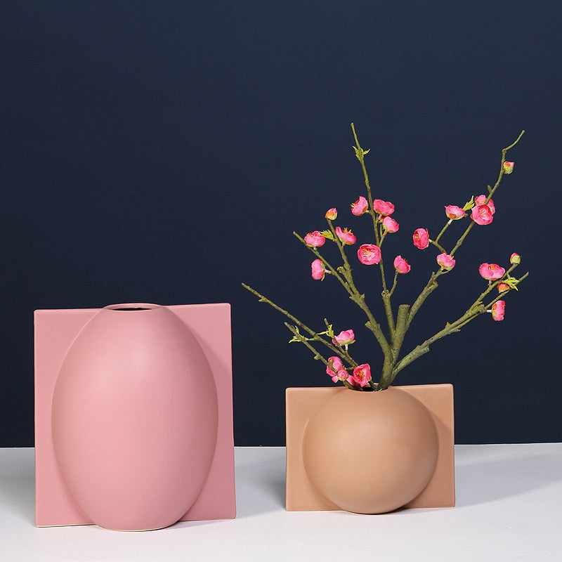 Mod Shapes Ceramic Accent Vase