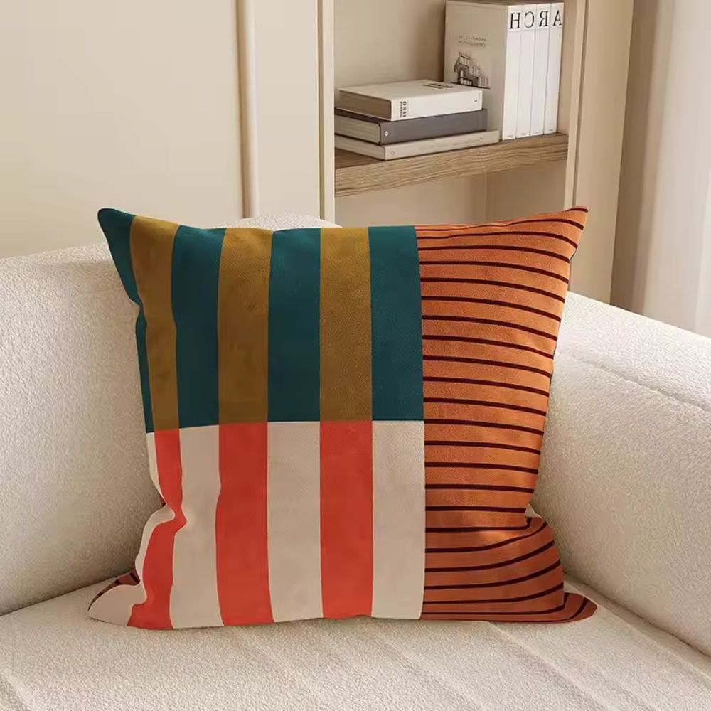 Mod Blocks Striped Cushion Cover Urban Terra