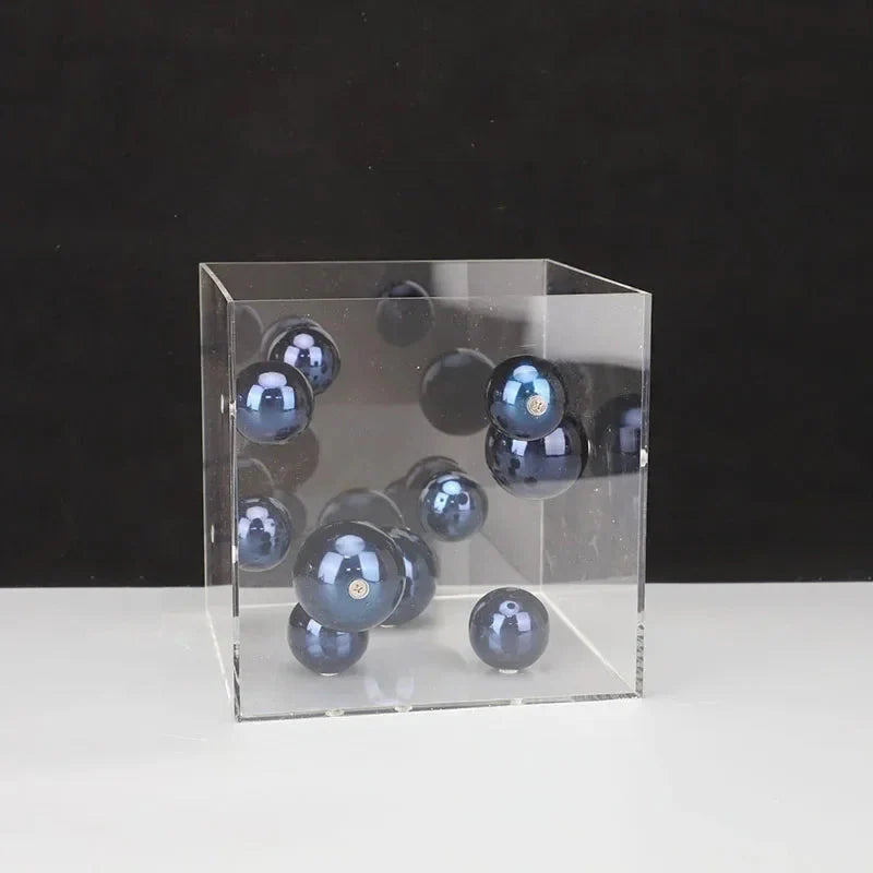 Modern Dot Art Cube