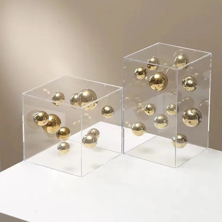 Modern Dot Art Cube