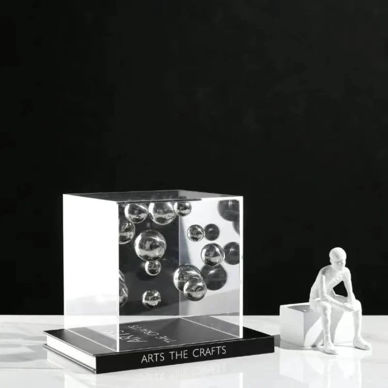 Modern Dot Art Cube - Final Sale