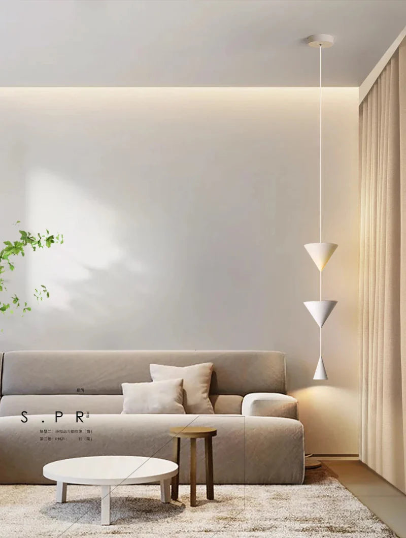 Modern Geometric Cone Pendant Light