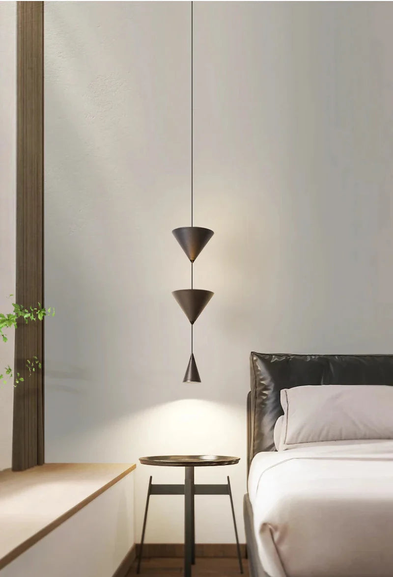Modern Geometric Cone Pendant Light