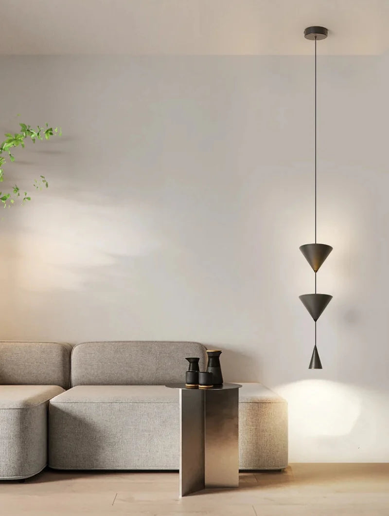 Modern Geometric Cone Pendant Light
