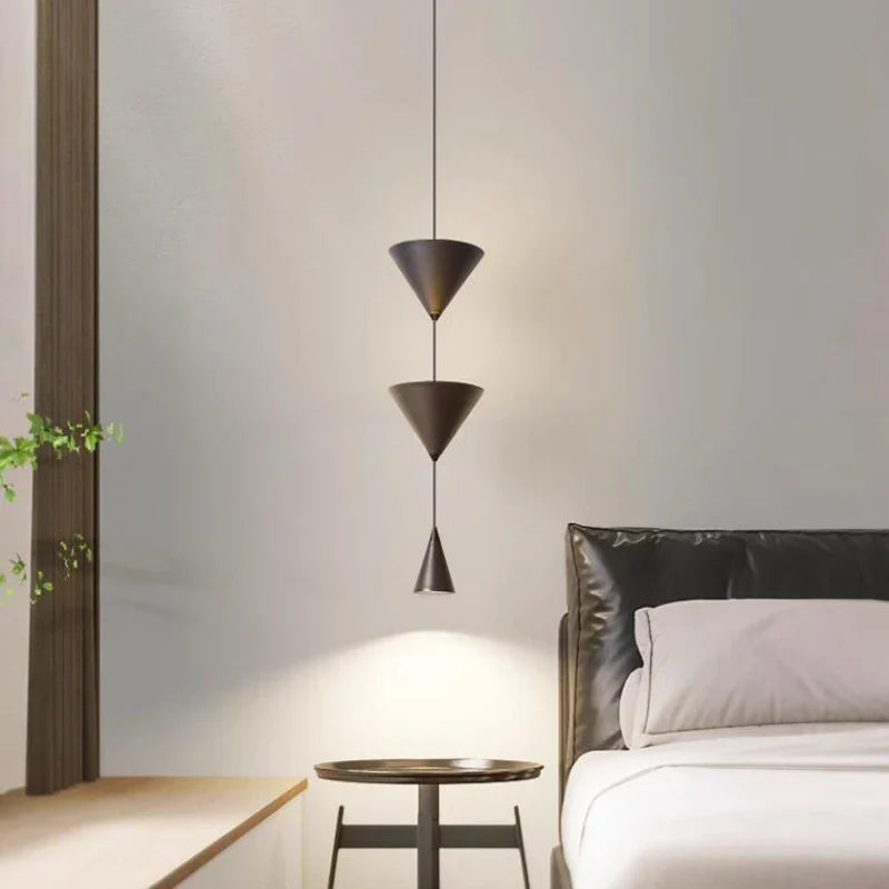 Modern Geometric Cone Pendant Light