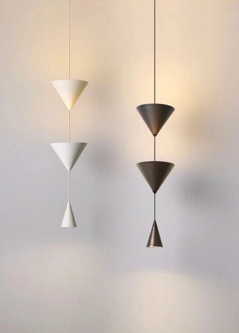 Modern Geometric Cone Pendant Light