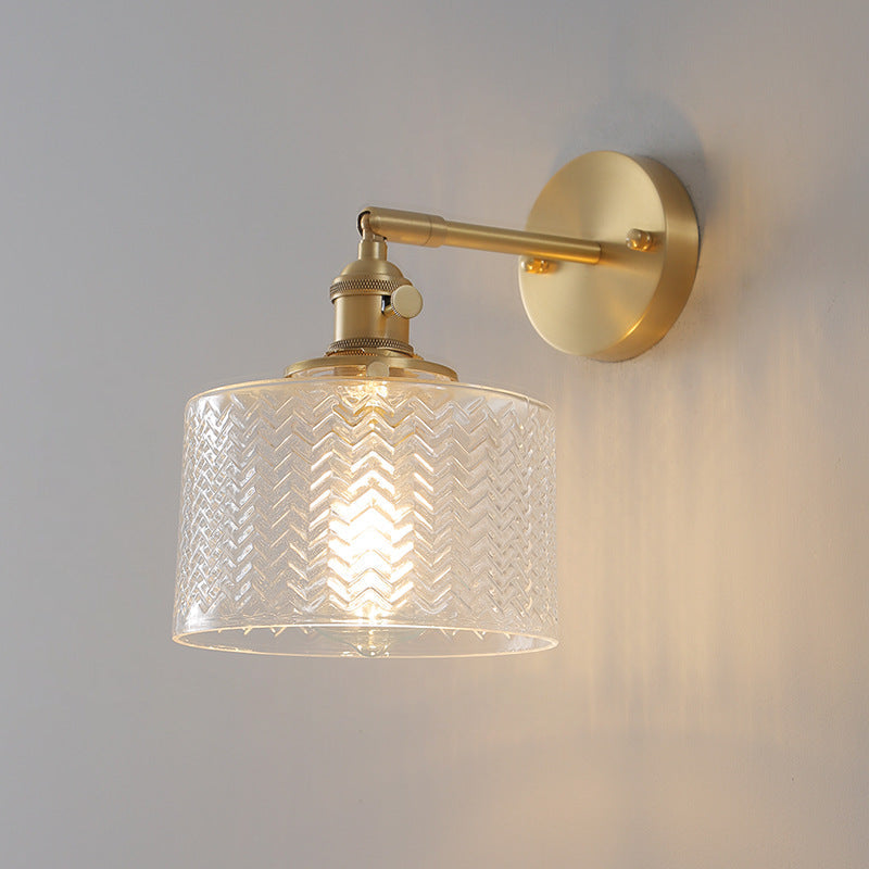 Modern Japanese Style LED Wall Light Clear