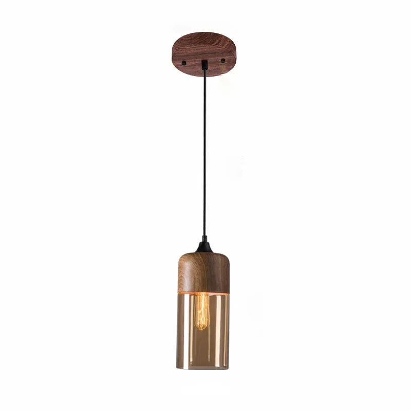 Woodcrest Glass Pendant Light Collection - FINAL SALE