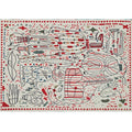 Modern Sketch Abstract Area Rug & Tapestry