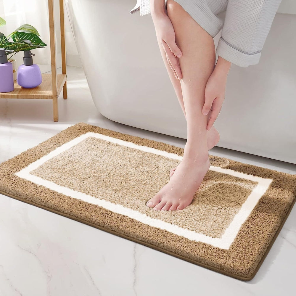 Modern Border Anti-Slip Bath Mat Sand Glow