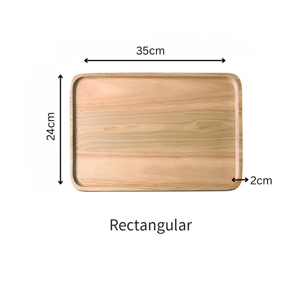 Modern Zen Bamboo Serving Plate Rectangular