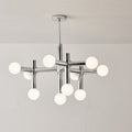 Modular Italian Chrome LED Chandelier