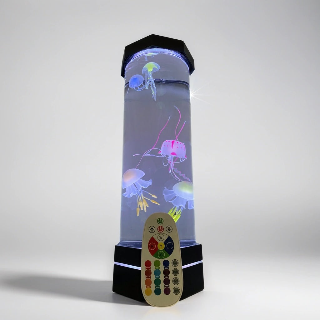 Jellyfish Aura Lamp Metallic Silver